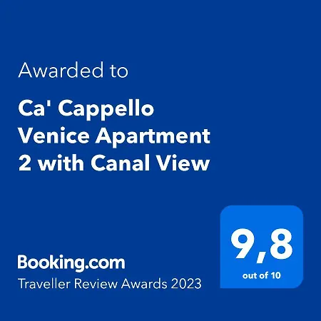 Appartement Ca' Cappello 2 With Canal View *